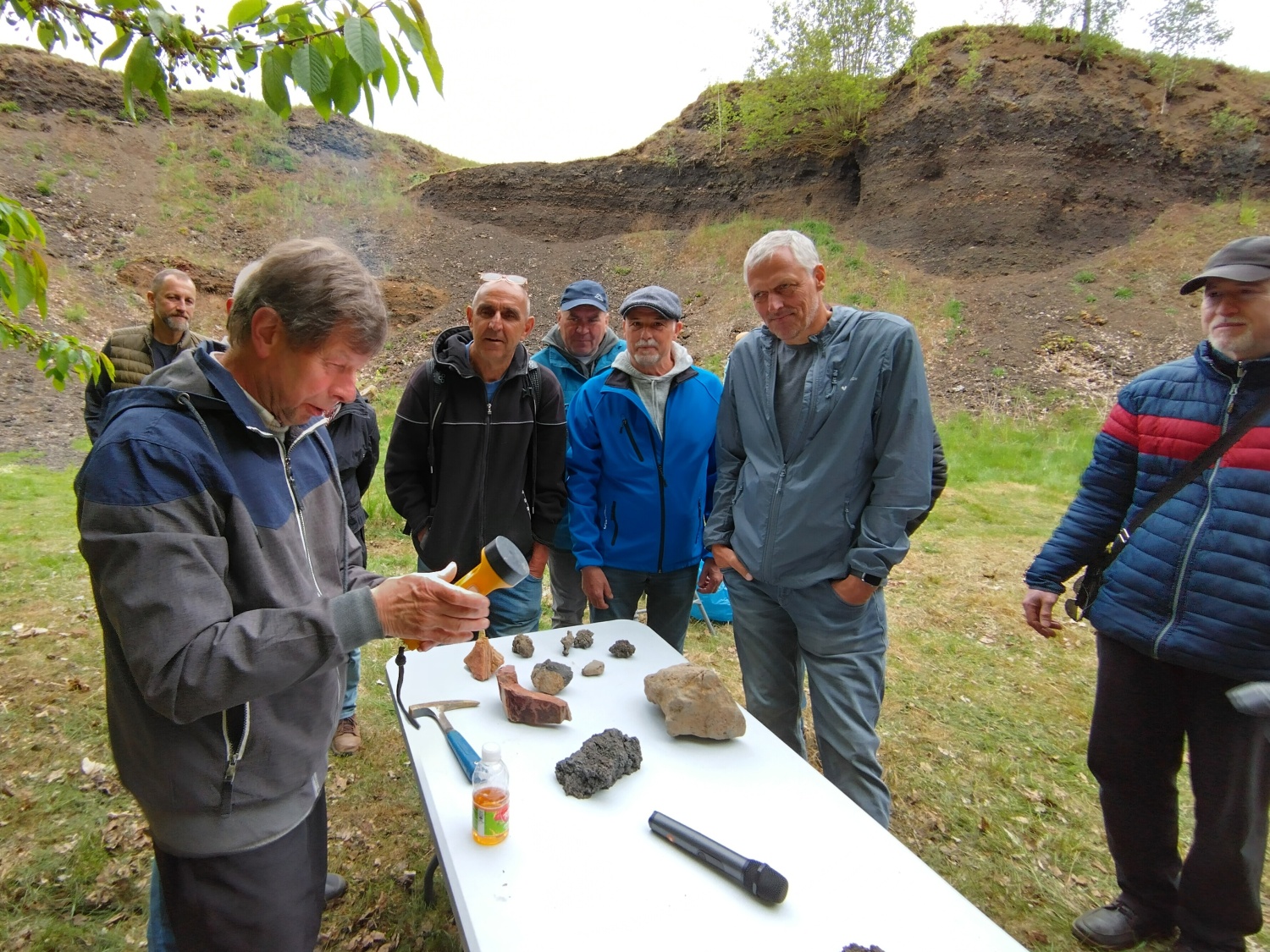 Železná hůrka_exkurze geologická s P.Rojíkem_J.Rolková